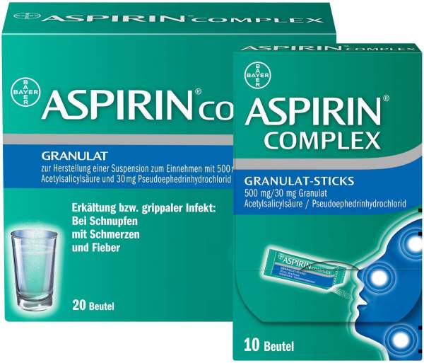 Aspirin Complex 20 Beutel Granulat + Aspirin Complex 10 Granulat Sticks