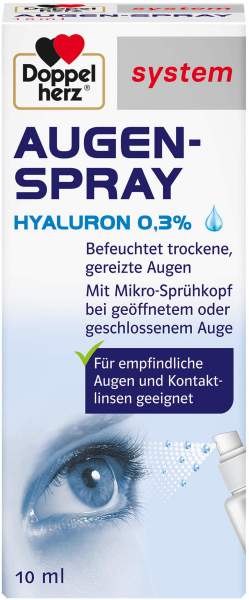 Doppelherz System Augenspray Hyaluron 0,3% 10 ml