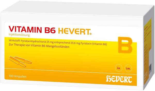 Vitamin B6 Hevert 100x2 ml Ampullen