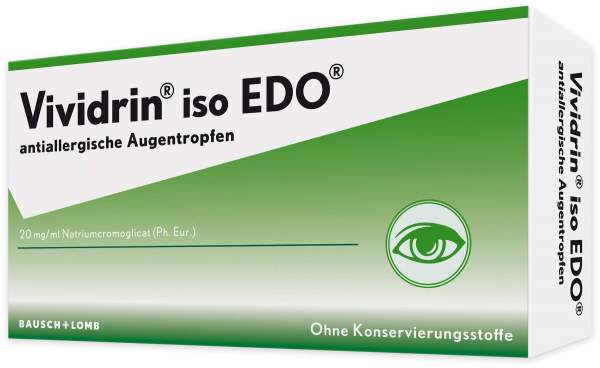 Vividrin iso EDO antiallergische Augentropfen 30 x 0,5 ml Einzeldosenpipetten