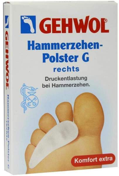 Gehwol Polymer Gel Hammerzehenpolster G Rechts 1 Stück