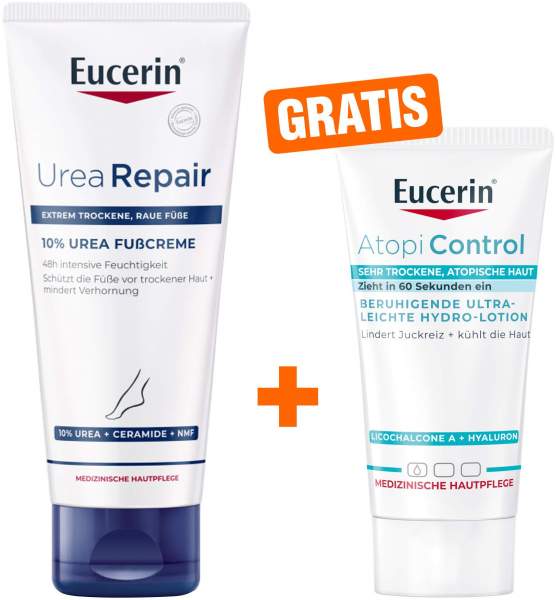 Eucerin UreaRepair Plus Lotion 5% 400 ml + gratis AtopiControl Hydro-Lotion 20 ml