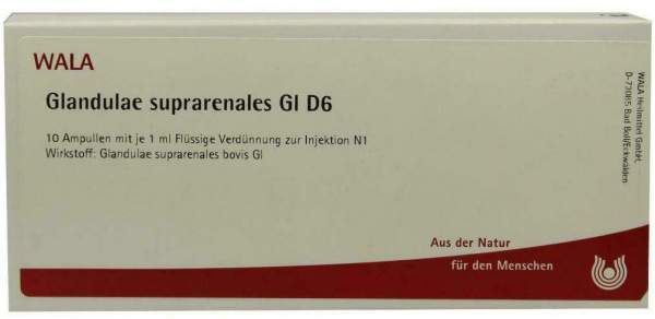 Wala Glandulae Suprarenales Gl D6 10 X 1ml Ampullen