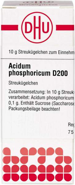 Acidum phosphoricum D 200 Globuli 10g