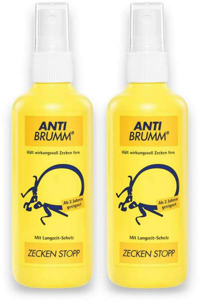 Anti Brumm Zecken Stopp Pumpzerstäuber 2 x 150 ml