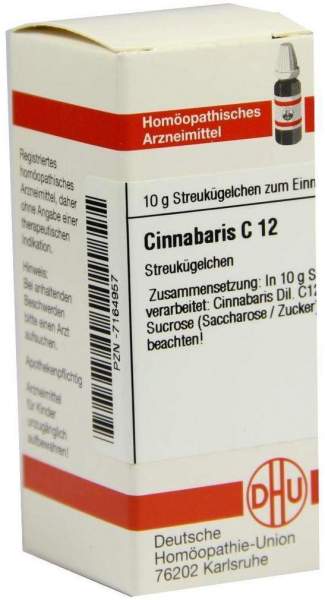 Cinnabaris C 12 Globuli