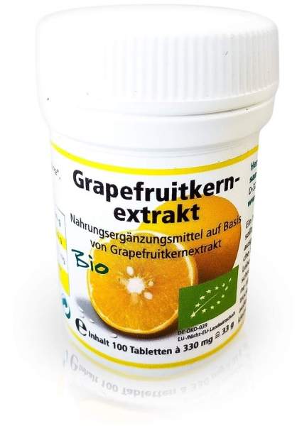 Grapefruit Kern Extrakt Bio 100 Tabletten