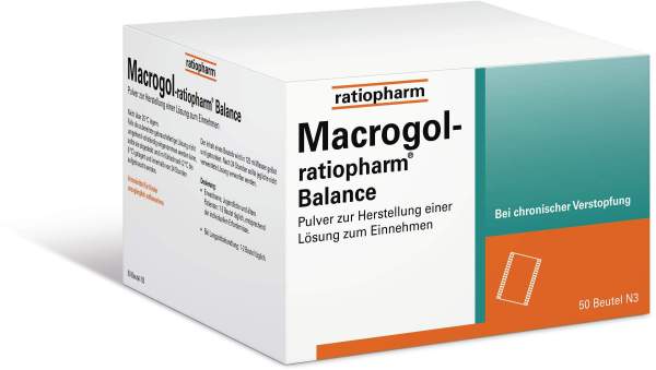 Macrogol-ratiopharm Balance 50 Beutel Pulver