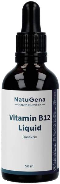 NatuGena Vitamin B12 Liquid Bioaktiv Vegan 50 ml Flüssigkeit