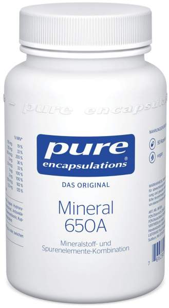 Pure Encapsulations Mineral 650a 90 Kapseln