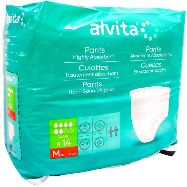 Alvita Inkontinenz Pants super medium 14 Stück