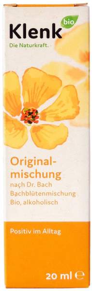 Bachblüten Bio Original Mischung N.Dr.Bach Trop 20 ml