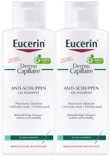 Eucerin DermoCapillaire Anti-Schuppen Gel Shampoo 2 x 250 ml