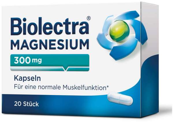 Biolectra Magnesium 300 mg 20 Kapseln