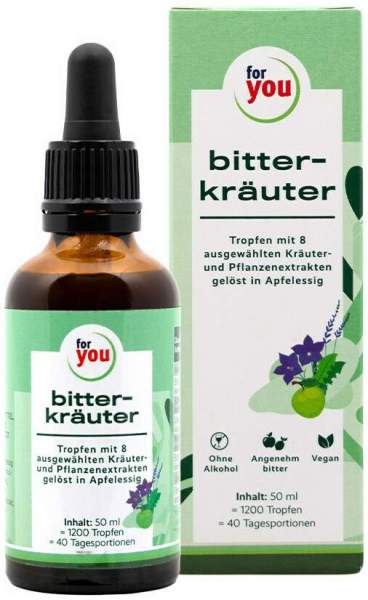 For You Bitterkräuter Tropfen 50 ml