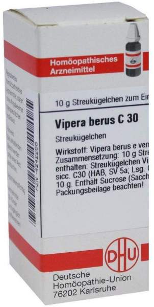 DHU Vipera Berus C30 10 g Globuli