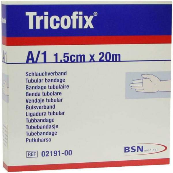 Tricofix Schl.-Verband Gr.A 20mx1,5cm 2191