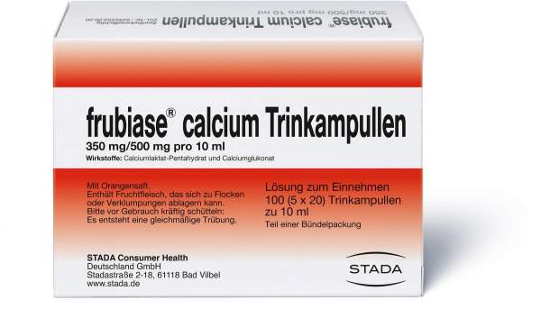 Frubiase Calcium Trinkampullen 100 Stück