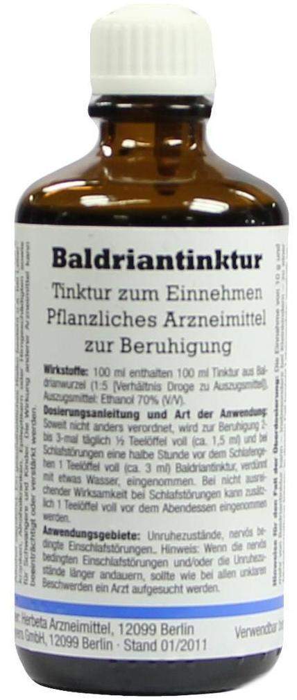 Baldrian Tinktur Herbeta Dab 8 100 ml Tinktur kaufen | Volksversand ...