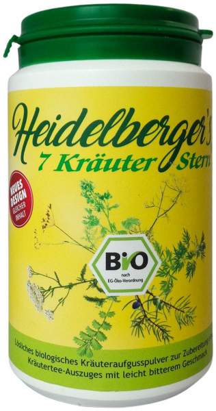 Heidelbergers 7 Kräuter Stern Bio-Qualität Pulver 100 G