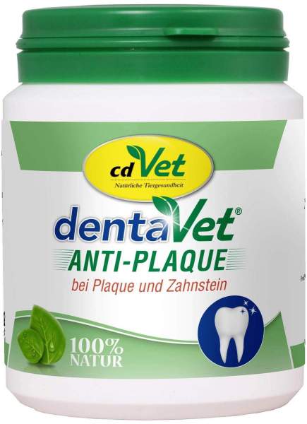 Dentavet Anti-Plaque Pulver Für Hunde und Katzen 150 G