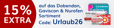 Reckitt Benckiser 15% Urlaubsaktion