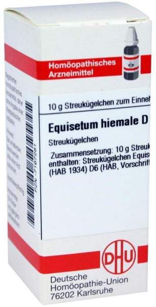 DHU Equisetum hiemale D6 10 g Globuli