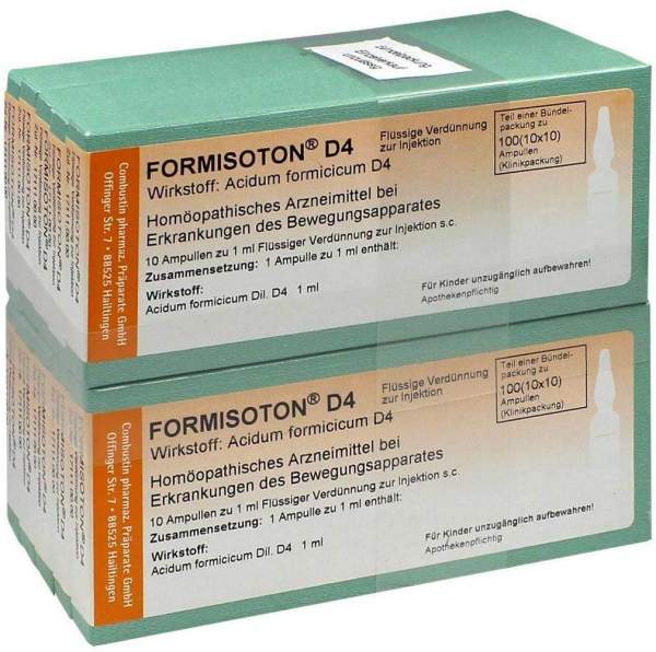 Formisoton D 4 10 X 10 X 1 ml Ampullen