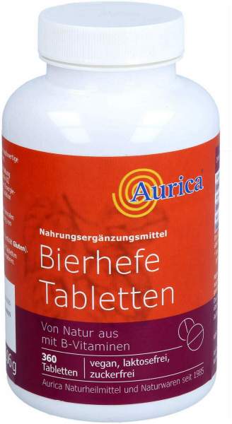 Bierhefe Tabletten Aurica 360 Tabletten