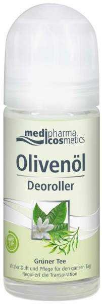 medipharma cosmetics Olivenöl Deoroller Grüner Tee 50 ml Deoroller