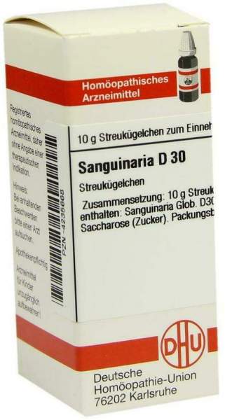 Dhu Sanguinaria D30 Globuli