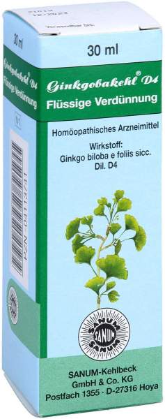 Ginkgobakehl D 4 30 ml Tropfen