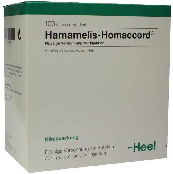 Hamamelis Homaccord Ampullen 100 Ampullen