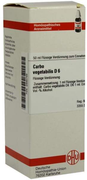 Carbo Vegetabilis D6 50 ml Dilution