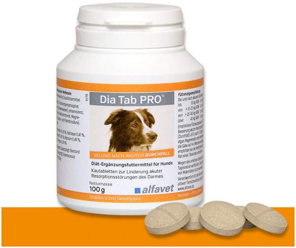 Dia Tab Pro Kautabletten für Hunde und Katzen 100 g
