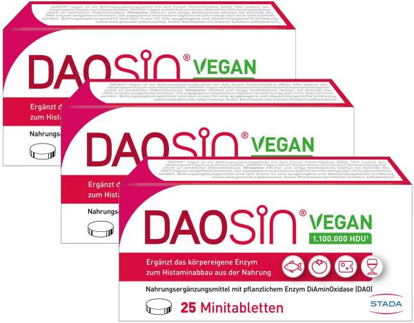 Daosin vegan 3 x 25 Tabletten