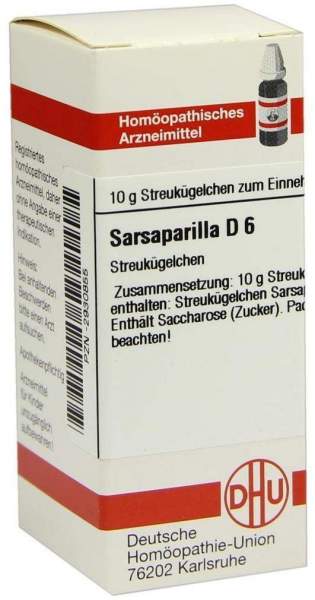 DHU Sarsaparilla D6 10 g Globuli