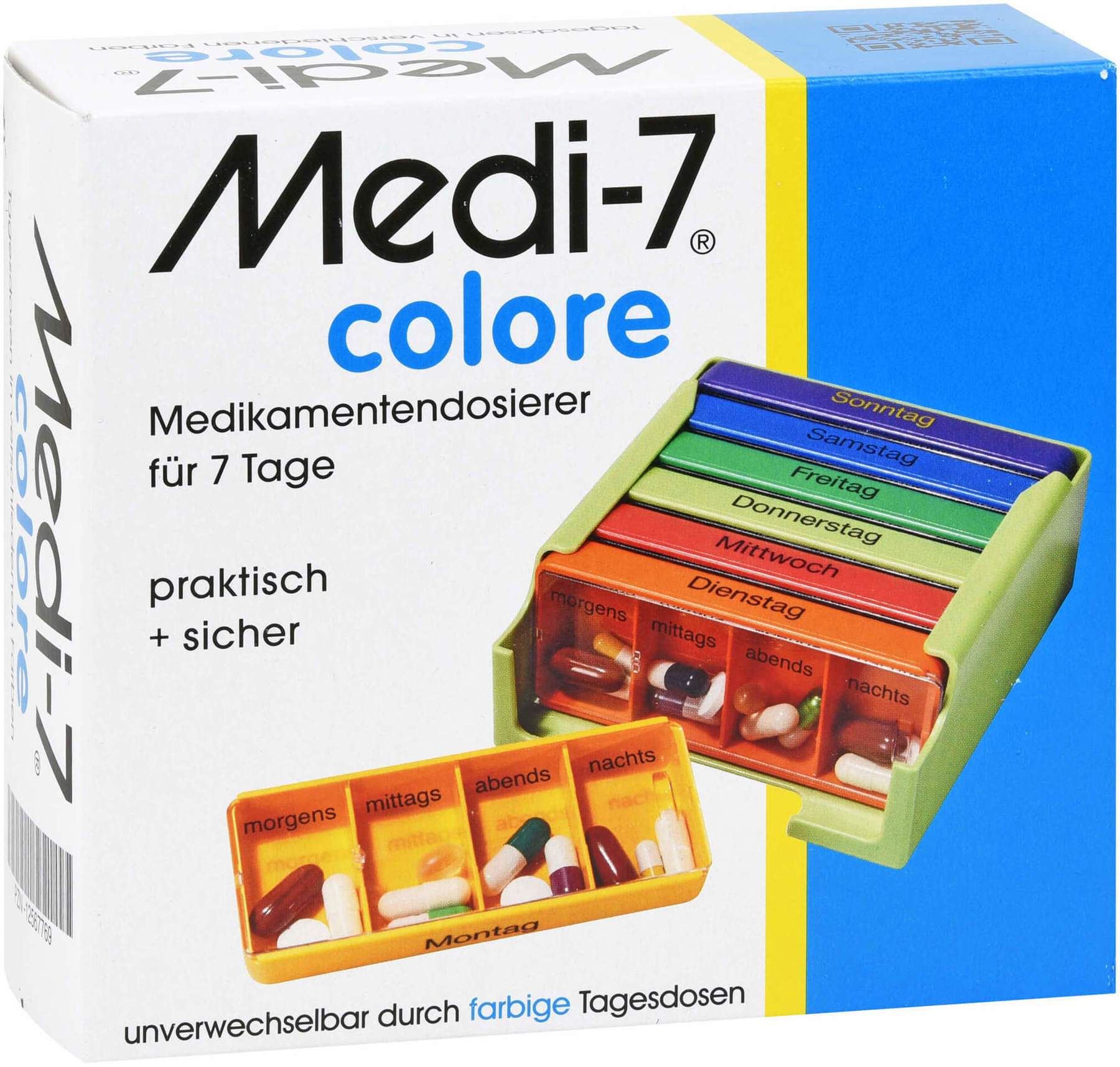 Medi 7 Medikamentendos.F.7 Tage Colore 1 Stück kaufen | Volksversand ...