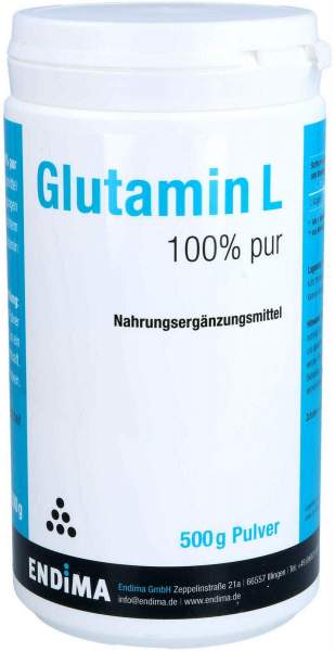 Glutamin L 100 % Pur 500 G Pulver