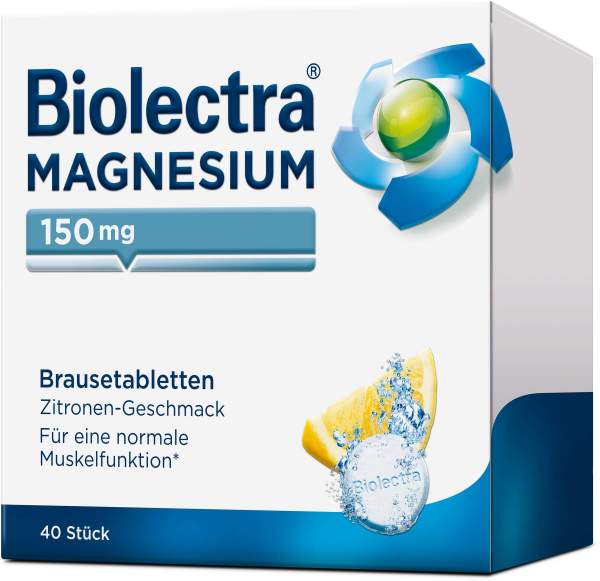 Biolectra Magnesium 150 mg 40 Brausetabletten