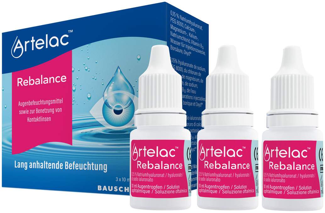 Artelac Rebalance Augentropfen 3 x 10 ml kaufen | Volksversand  Versandapotheke