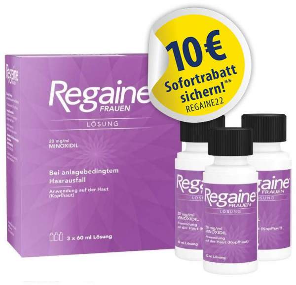 Regaine Frauen Lösung 3 x 60 ml