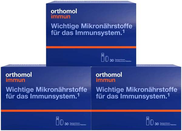 Orthomol immun Trinkampullen-Tabletten 3 x 30 Stück