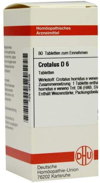 Crotalus D 6 Tabletten