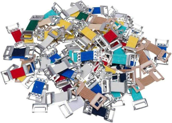 Verbandklammern Mix Farbid Sortiert