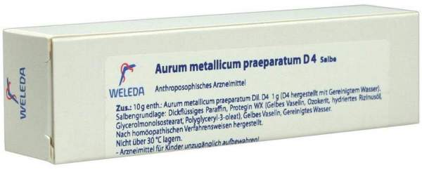 Weleda Aurum metallicum praeparatum D 4 25 g Salbe
