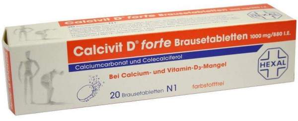 Calcivit D Forte 20 Brausetabletten