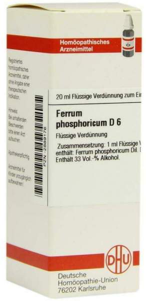 Dhu Ferrum Phosphoricum D6 20 ml Dilution
