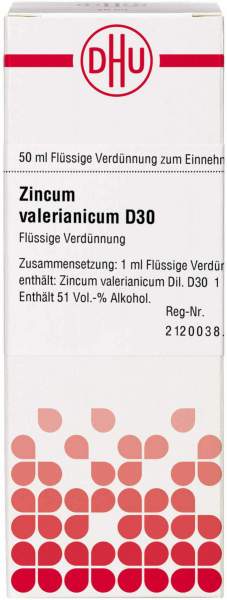 Zincum Valerianicum D 30 Dilution 50 ml