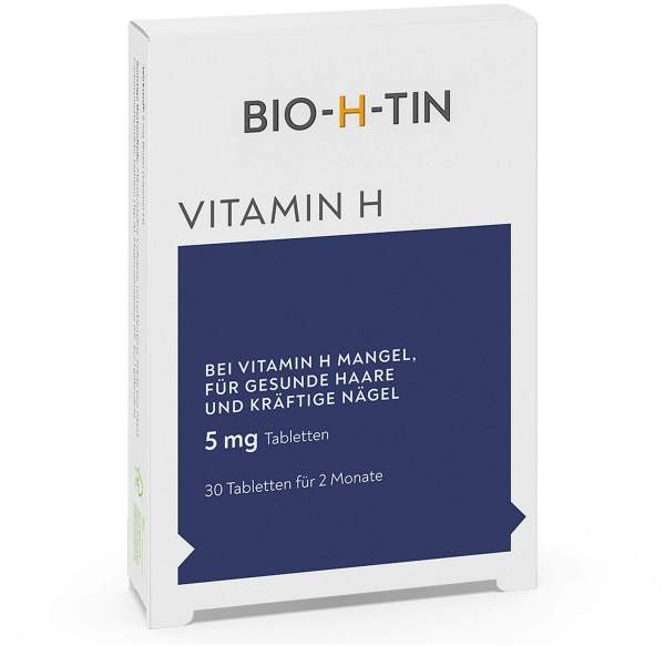 Bio-H-Tin Vitamin H 5 mg Für 2 Monate 30 Tabletten